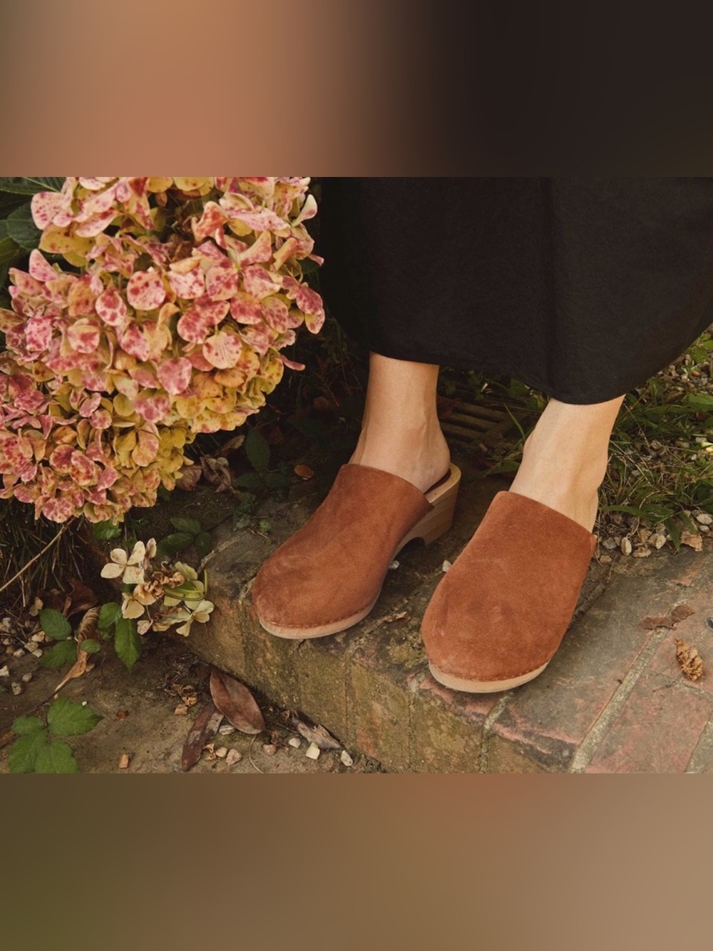Doen Anouk suede Clog sz 39/9